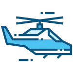 Helicopter Aircraft Aviation Flight Apache SVG Icon